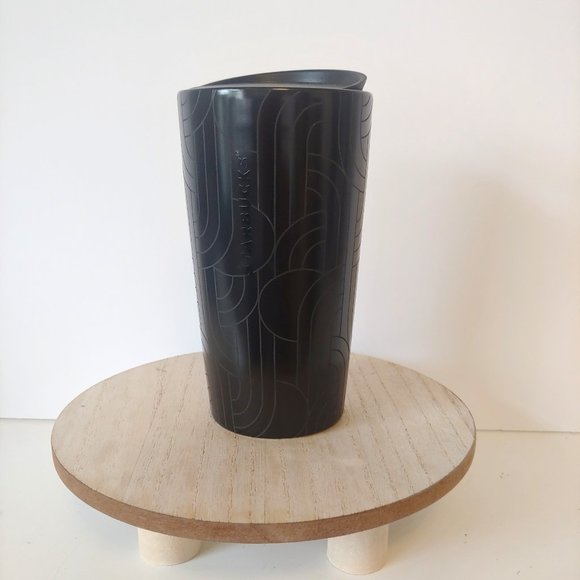 Starbucks Other - ❤️SOLD❤️STARBUCKS FALL 2020 Halloween BLACK GEO ETCHED CER